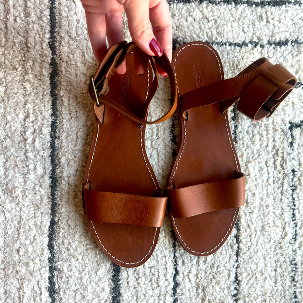 NWOT Madewell Brown Leather Sandals